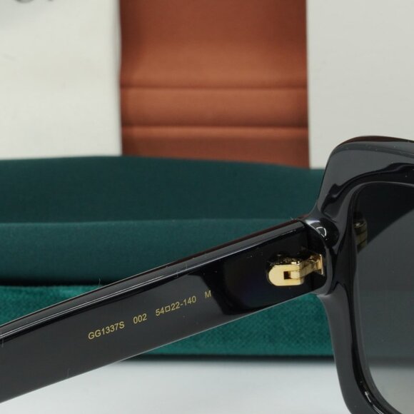 Final Price! Gucci GG1337S 002 Black/Grey Polarized Sunglasses - Picture 9 of 10